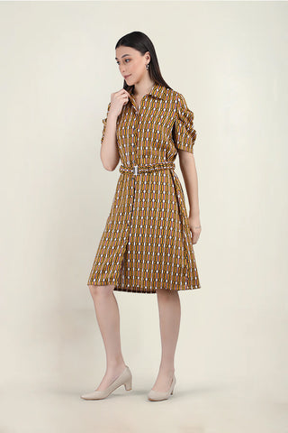 YELLOW PATTERN PRINT