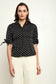 BLACK POLKA PRINT