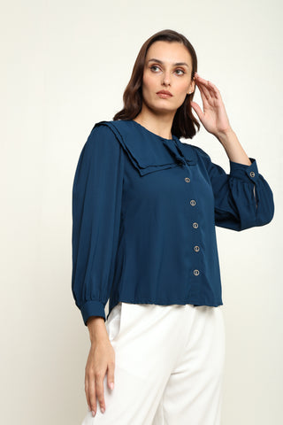 DOUBLE FLAP BUTTON DOWN SHIRT