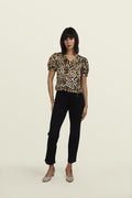 BEIGE-BLACK ANIMAL PRINT